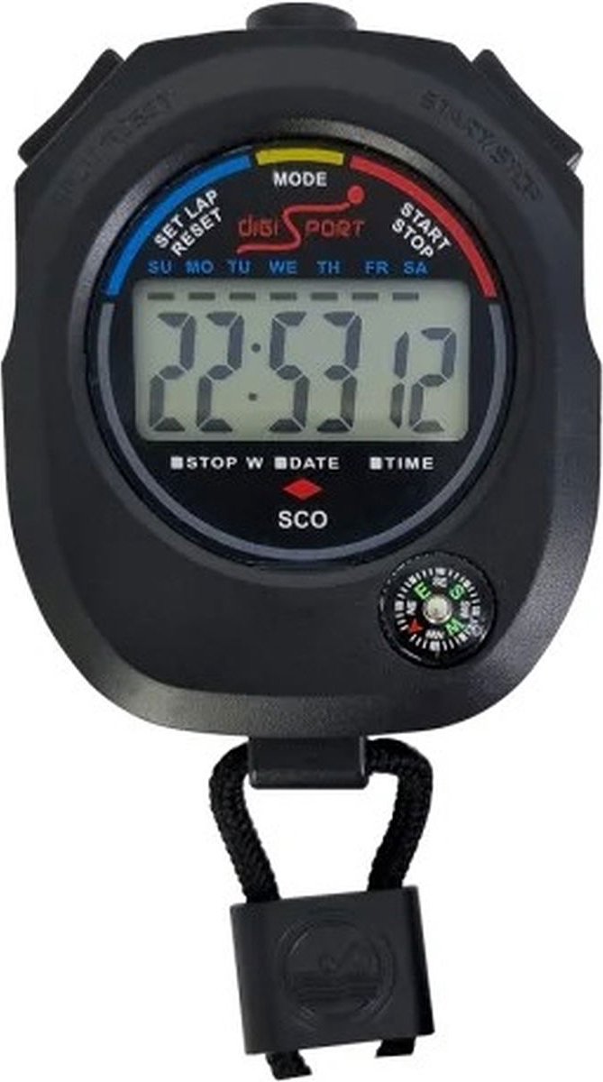   School Stopwatch - Zwart | Maat: UNI